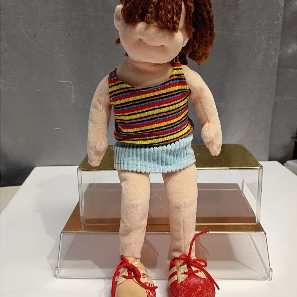 TY Pretty Penelope Plush Doll 2001 Rag Doll Yarn Hair Vintage